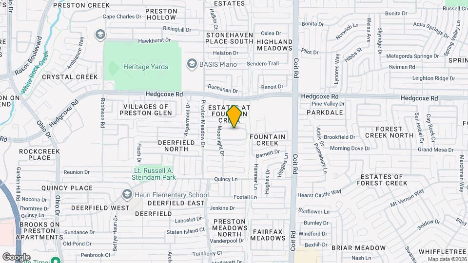 4320 Palmdale Dr Map and Location Details