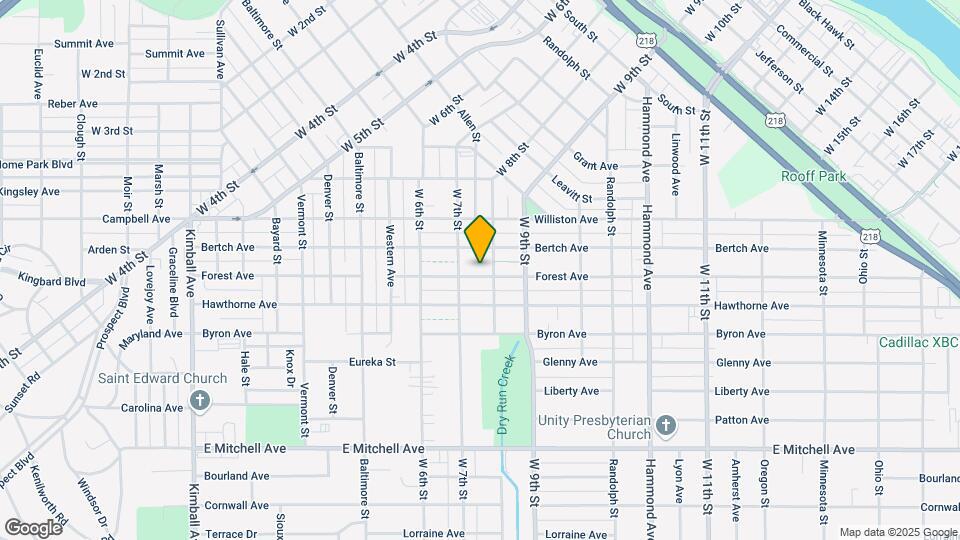923 Forest Ave Map and Location Details
