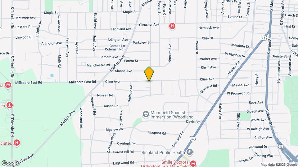 447-449 Cline Ave Mapa y Detalles de la Ubicación