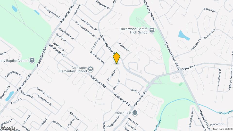 3035 Oriental Dr Map and Location Details