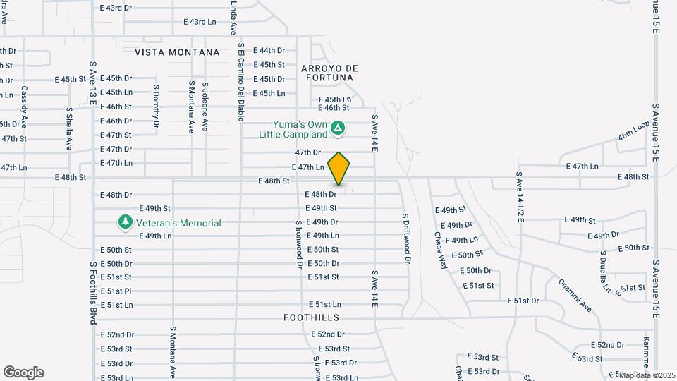 13794 E 48th Dr Map and Location Details