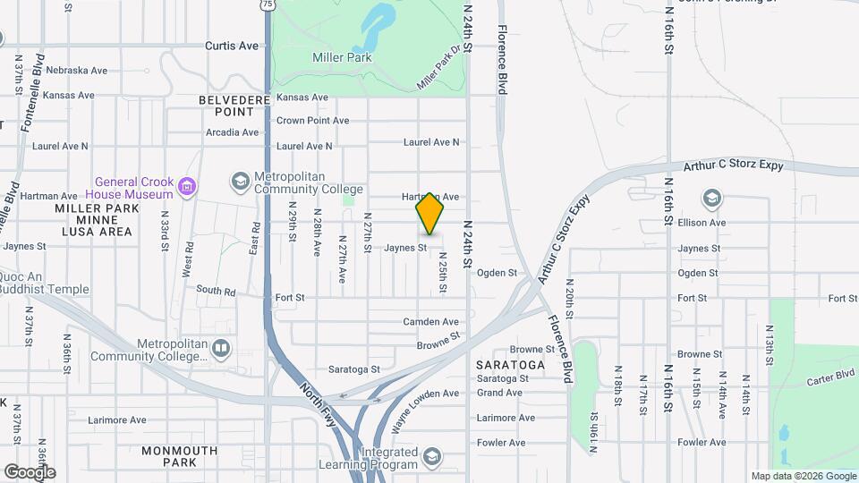 2518 Jaynes St Map and Location Details