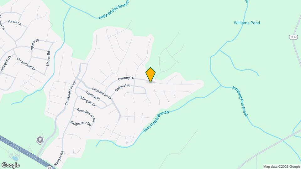 418 Century Dr Map and Location Details