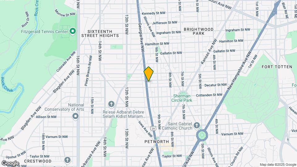 4811 Georgia Ave NW Map and Location Details