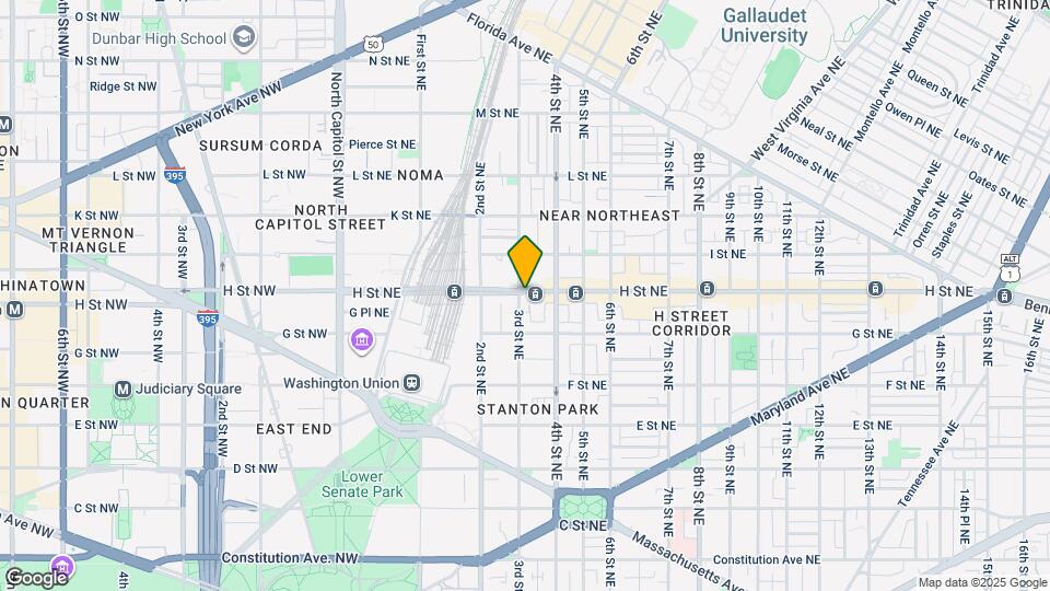 301 H St NE Map and Location Details