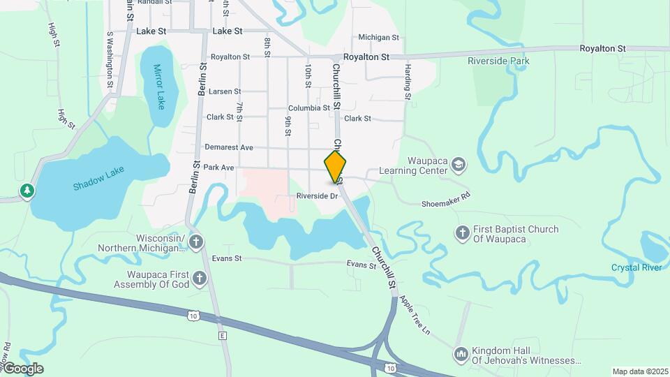 1027 Riverside Dr, Unit B Mapa y Detalles de la Ubicación