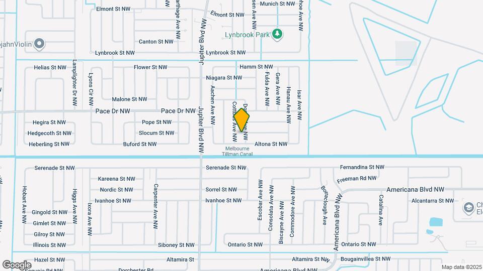 712 Donau Ave NW Map and Location Details