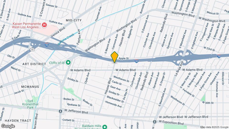 2527 Hauser Blvd Map and Location Details