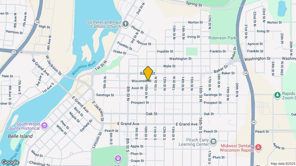 1010 Wisconsin St Map and Location Details