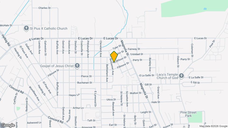 2185 Wilson St Map and Location Details