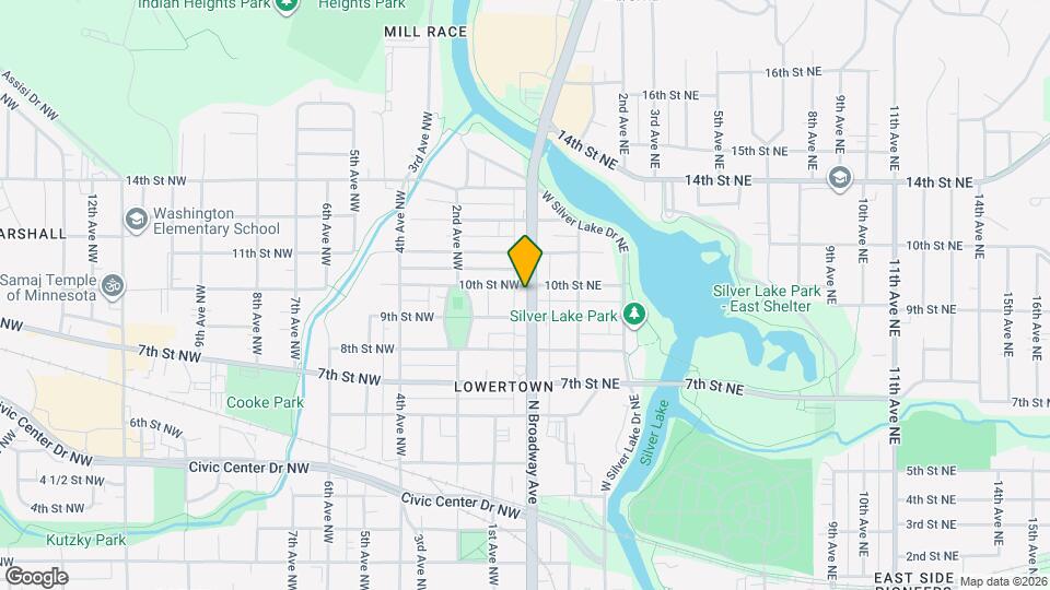 917 N Broadway Ave Map and Location Details