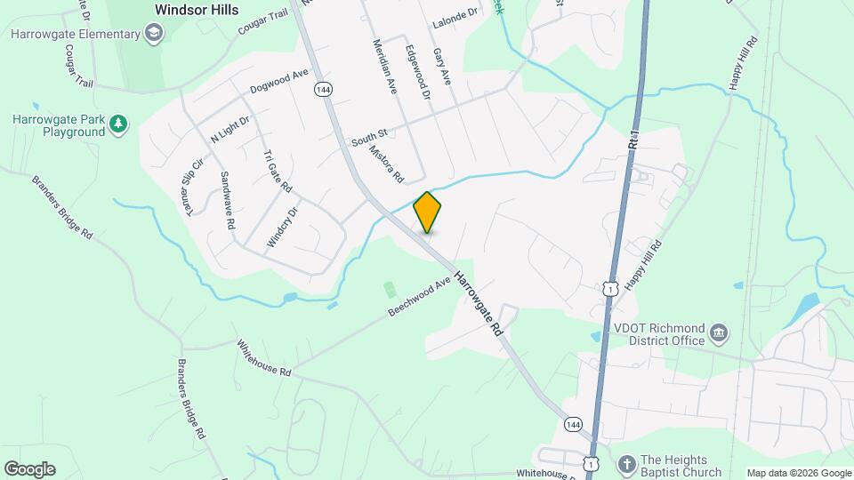 16415 Harrowgate Rd Map and Location Details