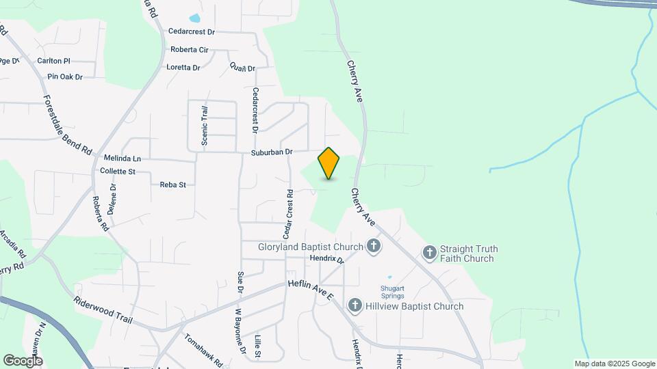 754 Cedar Crest Ln Map and Location Details