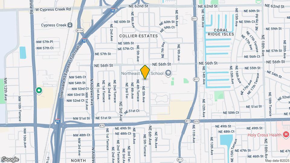 5372 NE 5th Ave Map and Location Details