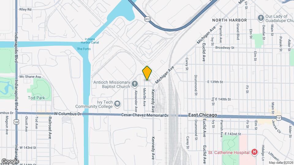 3819 Melville Ave Map and Location Details