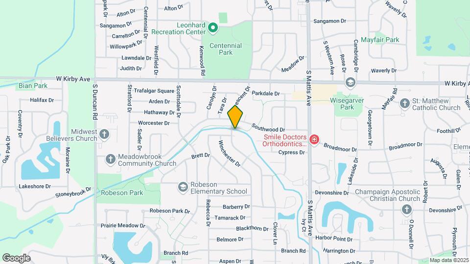 2204 Broadmoor Dr Map and Location Details