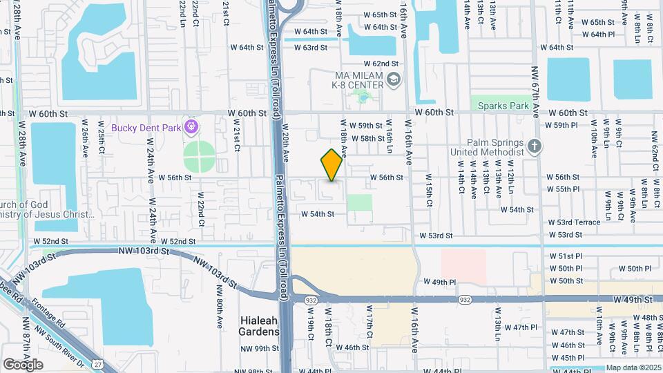 1850 W 56th St Map and Location Details