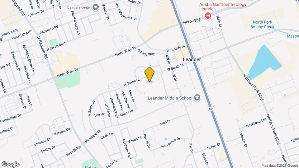 107 S Treasure Oaks Dr Map and Location Details