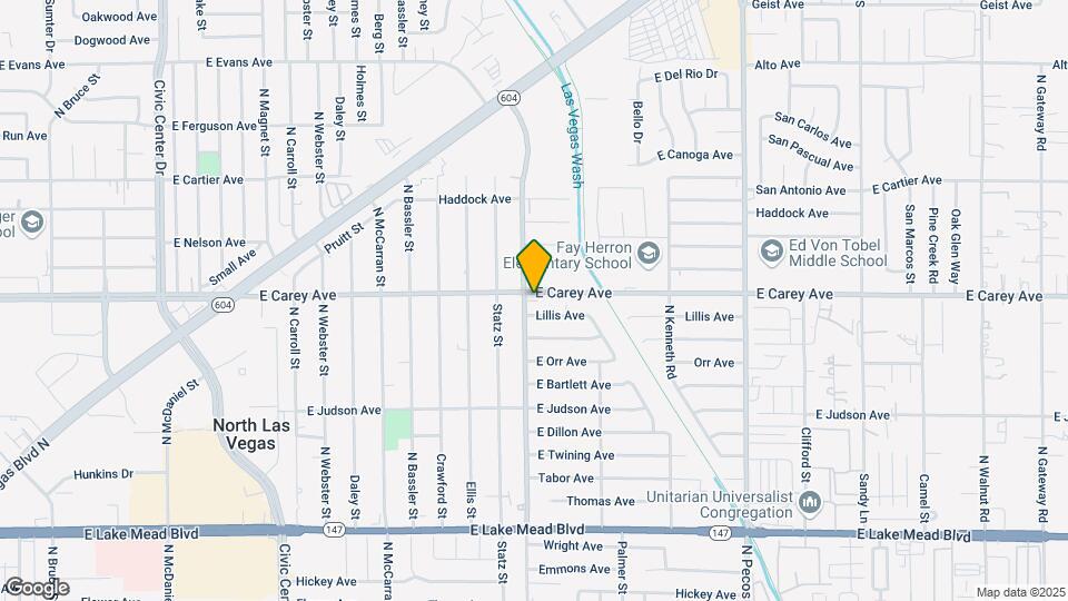 3017 E Carey Ave Map and Location Details