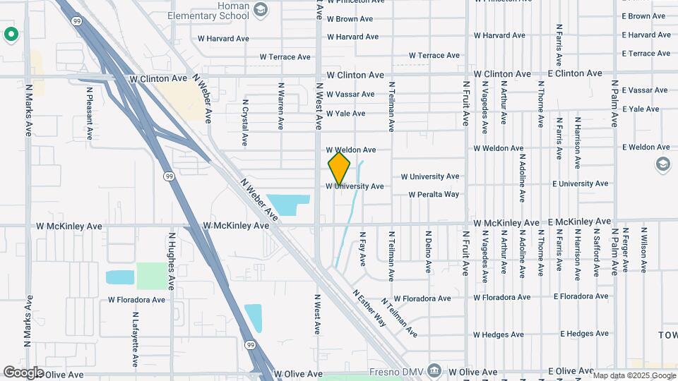 1165 W University Ave Mapa y Detalles de la Ubicación