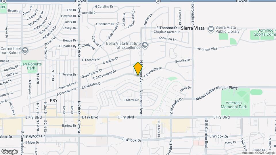 1448 E Carmelita Dr Map and Location Details