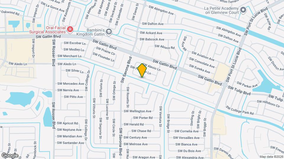2847 SW South Calabria Cir Mapa y Detalles de la Ubicación