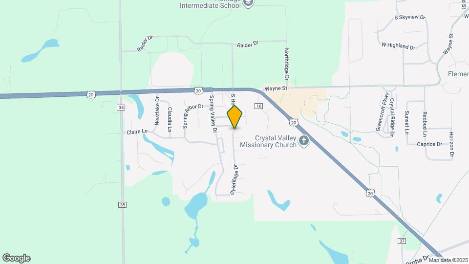 611 S Heritage Dr Map and Location Details