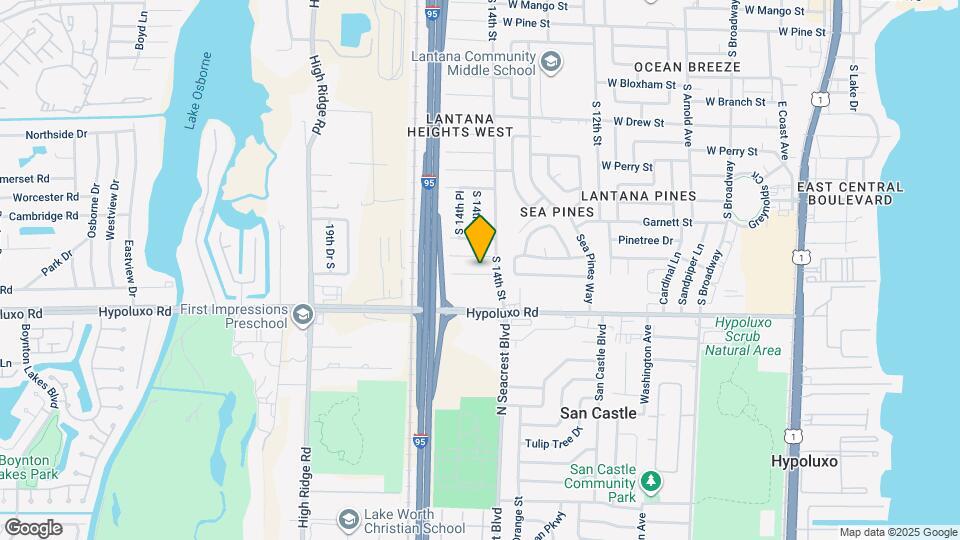 1417 W Hardee St Map and Location Details