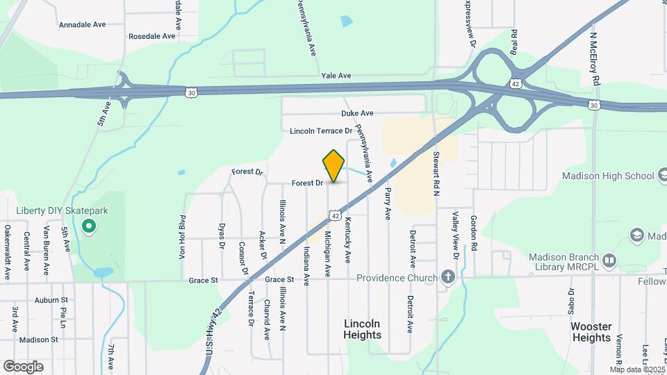 920 Forest Dr Map and Location Details