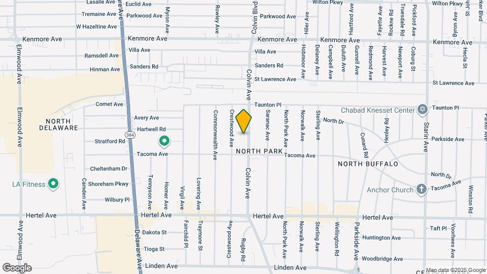 430 Colvin Ave, Unit 430 Colvin Upper Mapa y Detalles de la Ubicación
