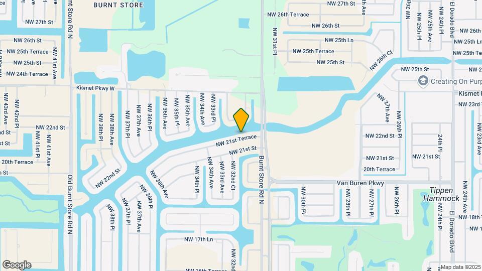 3225 NW 21st Terrace Map and Location Details