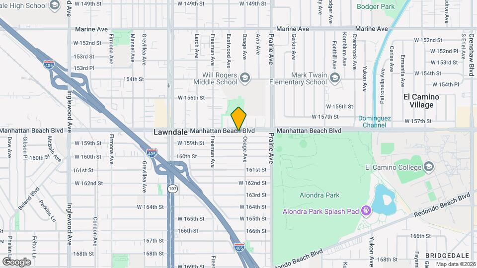 4114 Manhattan Beach Blvd, Unit 6 Map and Location Details