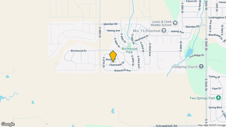 4602 Clearwater Dr Map and Location Details