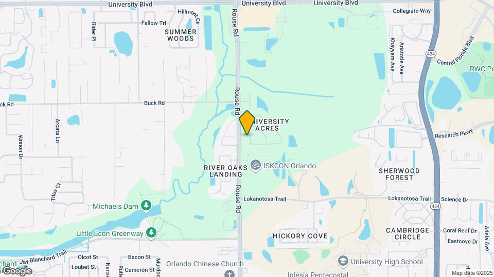 2810 University Acres Dr Map and Location Details