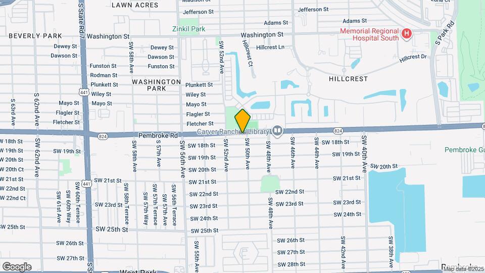 5010 Pembroke Rd Map and Location Details
