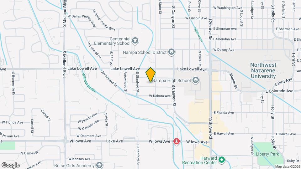 512 W Colorado Ave Map and Location Details