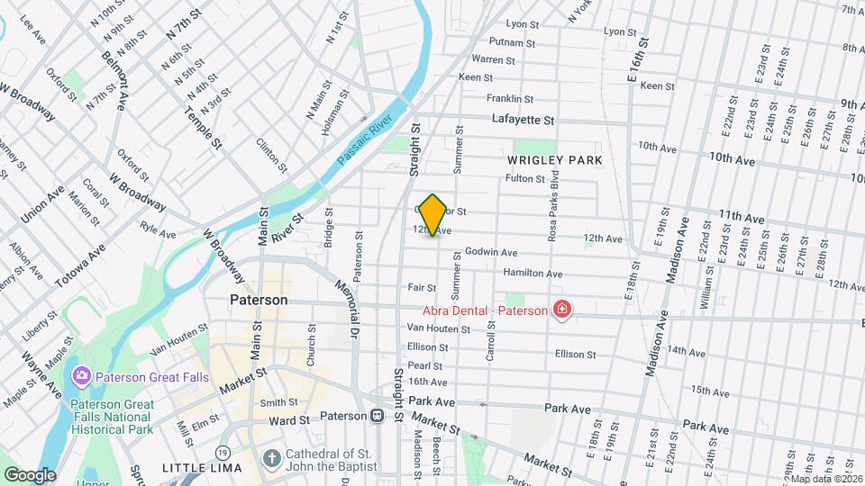 34 Auburn St, Unit 1 bedroom Map and Location Details