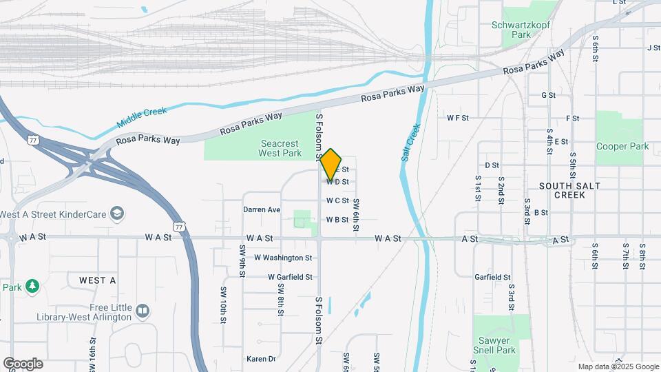 641 W D St Map and Location Details