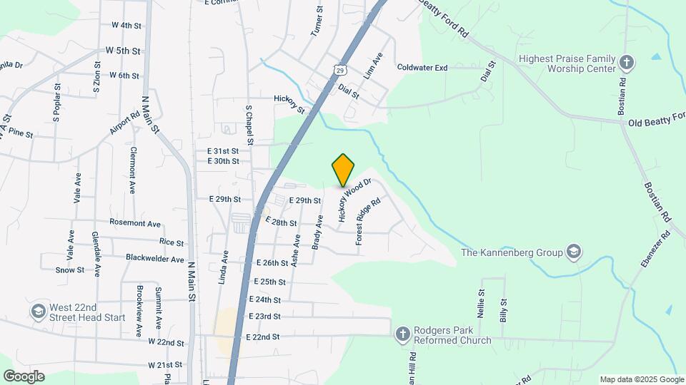 209 Hickory Wood Dr Map and Location Details