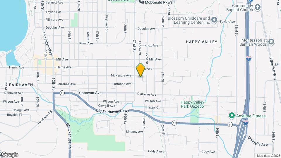 2130-2132 Harris Ave Map and Location Details