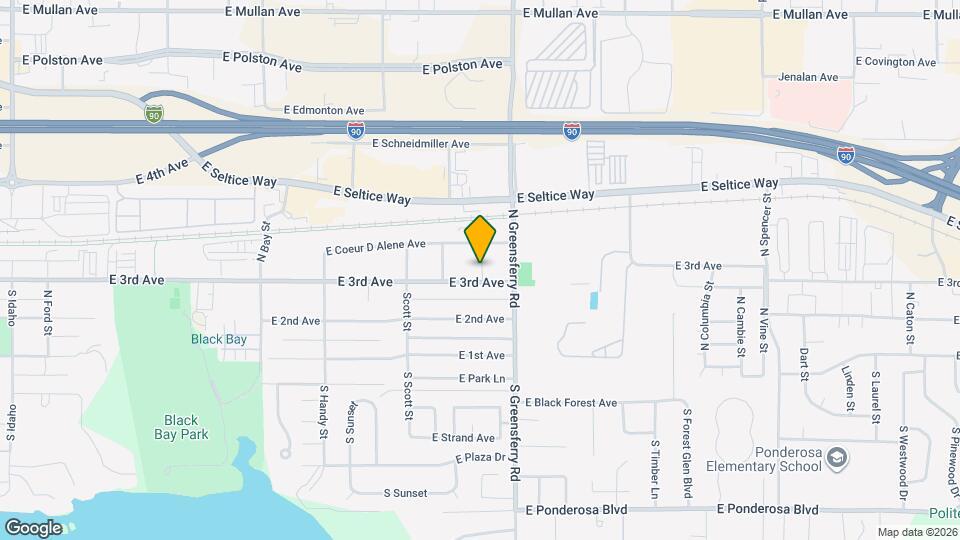 1813 E 3rd Ave Map and Location Details