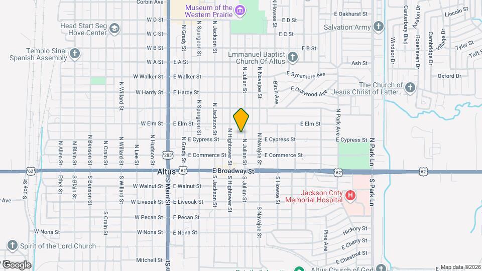303 N Julian St Mapa y Detalles de la Ubicación