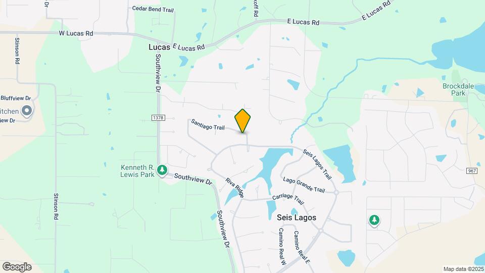 1016 Santiago Trail Map and Location Details