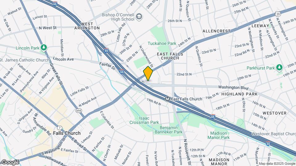 6703 Washington Blvd Map and Location Details