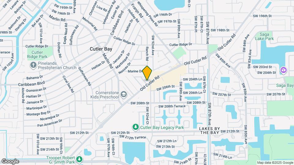 20537 SW 92nd Ct Map and Location Details