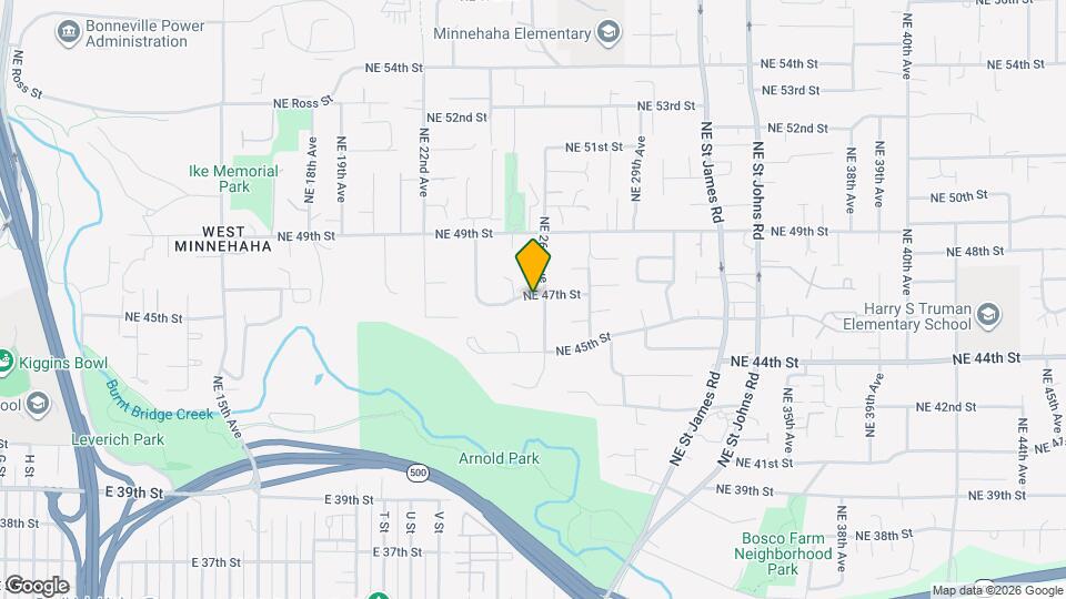 2521 NE 47th St Map and Location Details