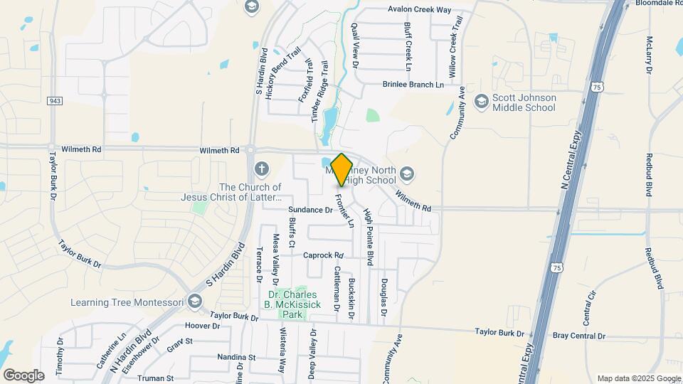 2916 Frontier Ln Map and Location Details