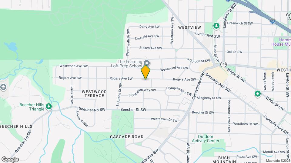 1706 Rogers Ave SW Mapa y Detalles de la Ubicación