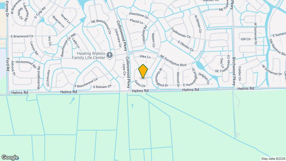 5012 Gunn Pl Map and Location Details