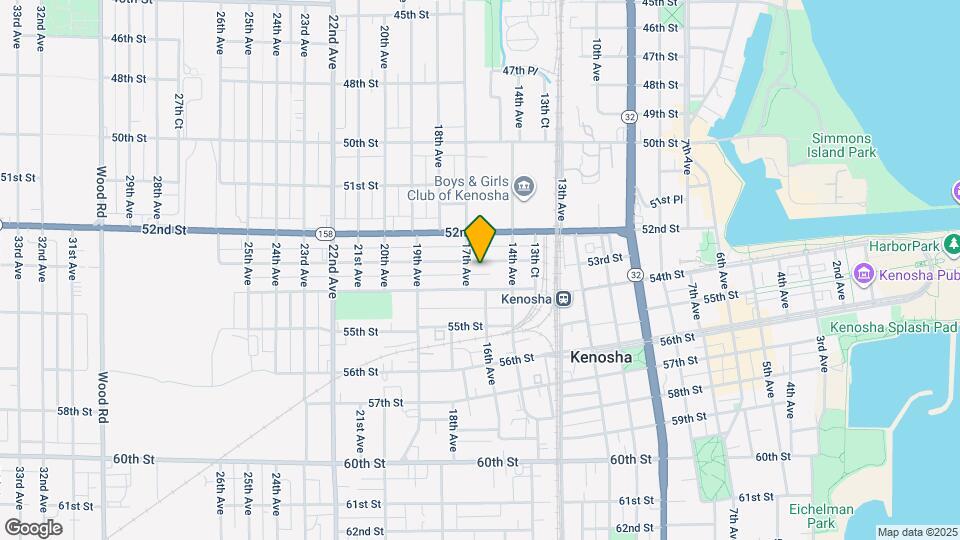 1613 53rd St Map and Location Details